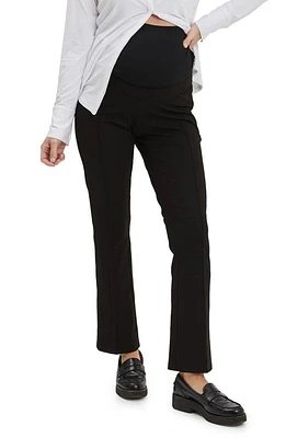 Nom Maternity London Over the Belly Ponte Pants Black at Nordstrom,