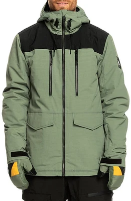 Quiksilver Fairbanks Technical Snow Jacket in Laurel Wreath at Nordstrom, Size X-Large