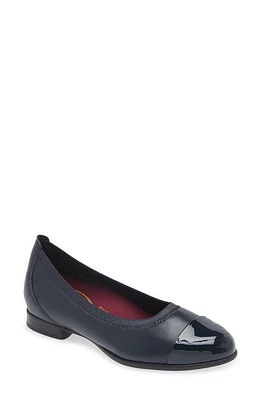 Munro Mila Ballet Flat Dark Navy Combo at Nordstrom,