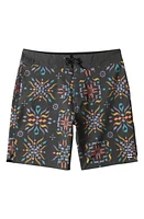 Billabong Kids' Good Times Pro Swim Trunks Black Multi at Nordstrom,