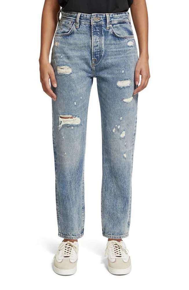 Scotch & Soda The Buzz High Waist Slim Fit Boyfriend Jeans All Tied Up at Nordstrom, X 32