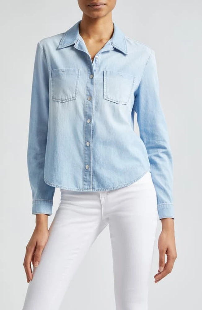 L'AGENCE Isla Denim Shirt Dakota at Nordstrom,