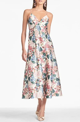 Sachin & Babi Allesandra Floral Mikado Gown Antico Botanico at Nordstrom,