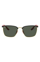 Ray-Ban 56mm Square Sunglasses in Top Black at Nordstrom