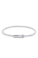 le gramme Men's 11G Brushed Sterling Silver Beaded Bracelet at Nordstrom, Cm