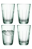 LSA Mia Set of 4 Recycled Glass Highball Glasses in Clear at Nordstrom