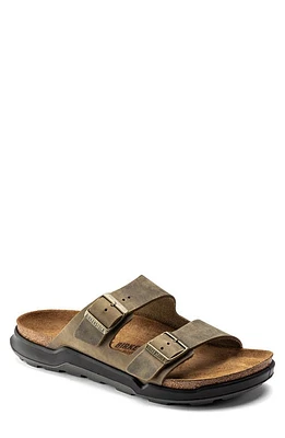 Birkenstock Arizona Slide Sandal Faded Khaki at Nordstrom,