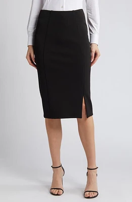 BOSS Vukeva Midi Pencil Skirt Black at Nordstrom,