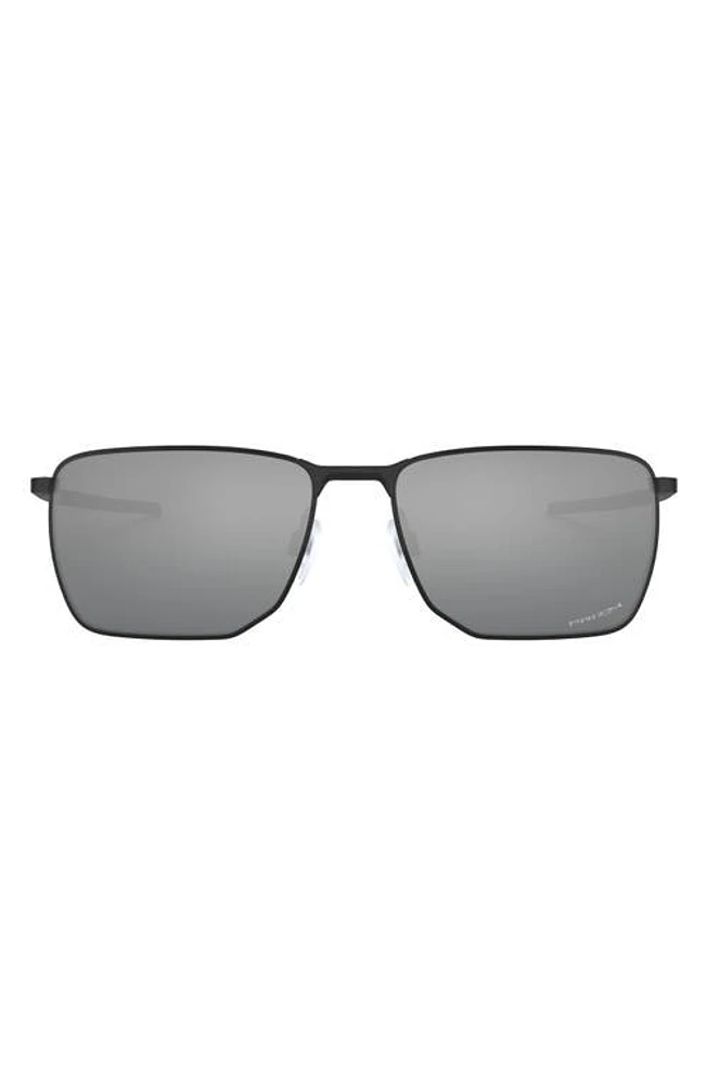 Oakley Ejector 58mm Navigator Sunglasses in Satin Black/Prizm Black at Nordstrom