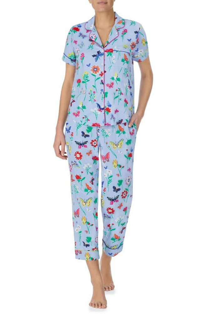 Kate Spade New York Print crop pajamas at Nordstrom