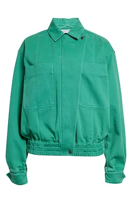 Max Mara Arturo Cotton Drill Jacket Water at Nordstrom,