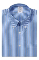 Brooks Brothers Non-Iron Regent Fit Dress Shirt Grnd Str Bl at Nordstrom, - 32