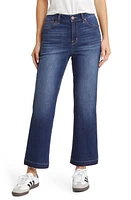 1822 Denim Release Hem High Waist Demi Bootcut Jeans Crystal at Nordstrom,