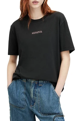 AllSaints Credi Logo Graphic T-Shirt in Black at Nordstrom, Size X-Small