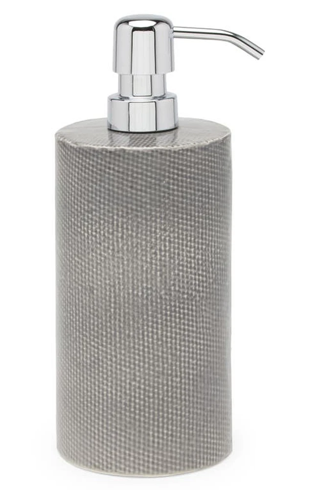 PIGEON AND POODLE Cordoba Soap Dispenser in Gray Burlap at Nordstrom