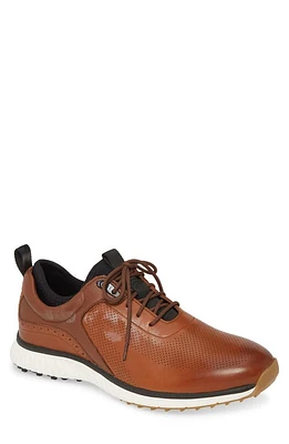 Johnston & Murphy H-1 Luxe Waterproof Golf Shoe Tan at Nordstrom,