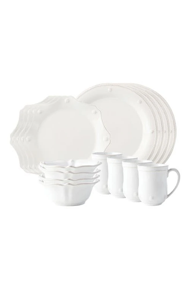 Juliska Berry & Thread Classic Whitewash 16-Piece Dinnerware Set at Nordstrom