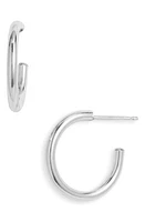 Nashelle Everyday Hoop Earrings in Sterling Silver at Nordstrom, Size Small