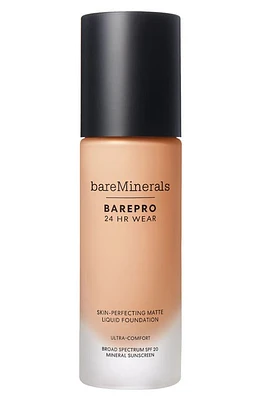 bareMinerals BAREPRO 24HR Wear Skin-Perfecting Matte Liquid Foundation Mineral SPF 20 PA++ in Light 20 Warm at Nordstrom