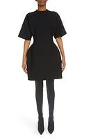 Balenciaga Hourglass Sweater Dress in Black at Nordstrom, Size Medium