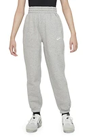 Nike Kids' Sportswear Club Fleece Sweatpants in Dark Grey Heather/White at Nordstrom, Size Xl