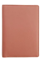 ROYCE New York Leather Vaccine Card & Passport Holder in Tan at Nordstrom