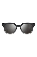 levi's 47mm Mirrored Rectangular Sunglasses in Grey/Silver at Nordstrom