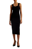 Ted Baker London Sharmay Scallop Body-Con Midi Dress at Nordstrom,