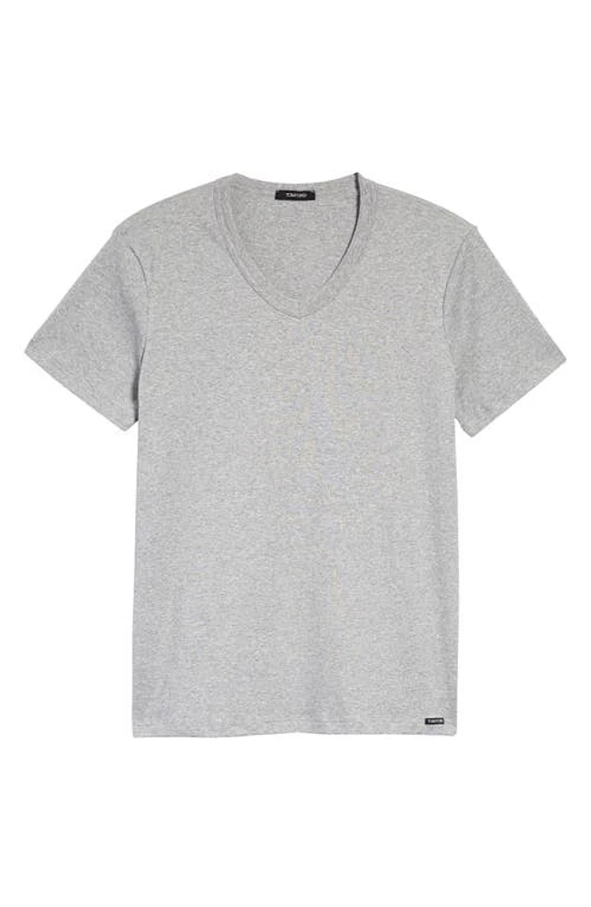 TOM FORD Cotton Jersey V-Neck T-Shirt at Nordstrom,