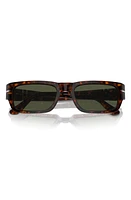 Persol Adrien 58mm Rectangular Sunglasses in Havana at Nordstrom