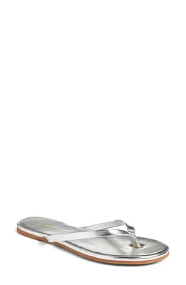 Yosi Samra Rivington Flip Flop Silver at Nordstrom,