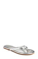 Yosi Samra Rivington Flip Flop Silver at Nordstrom,