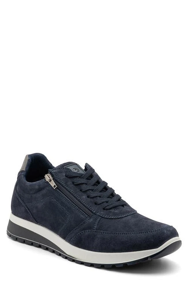 ara Murray Zip Sneaker Navy Suede at Nordstrom,