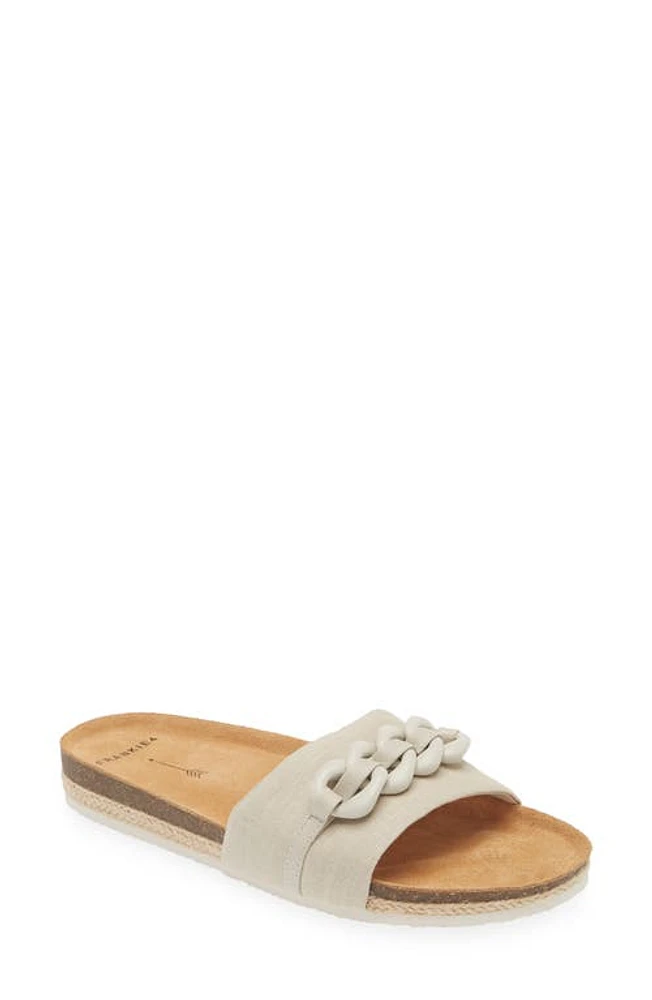 FRANKIE4 Quinn Slide Sandal Linen at Nordstrom,