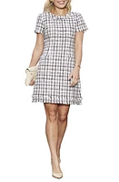 Harper Rose Cap Sleeve Tweed Shift Dress in Ivory at Nordstrom, Size 10