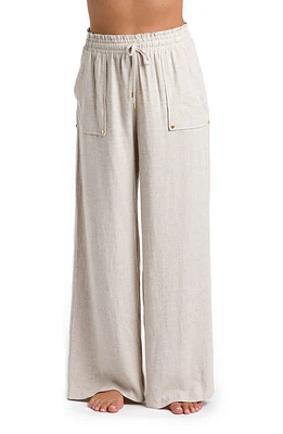 La Blanca Beach Cover-Up Pants Taupe at Nordstrom,