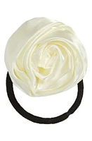 Petit Moments Rosette Hair Tie in Cream at Nordstrom