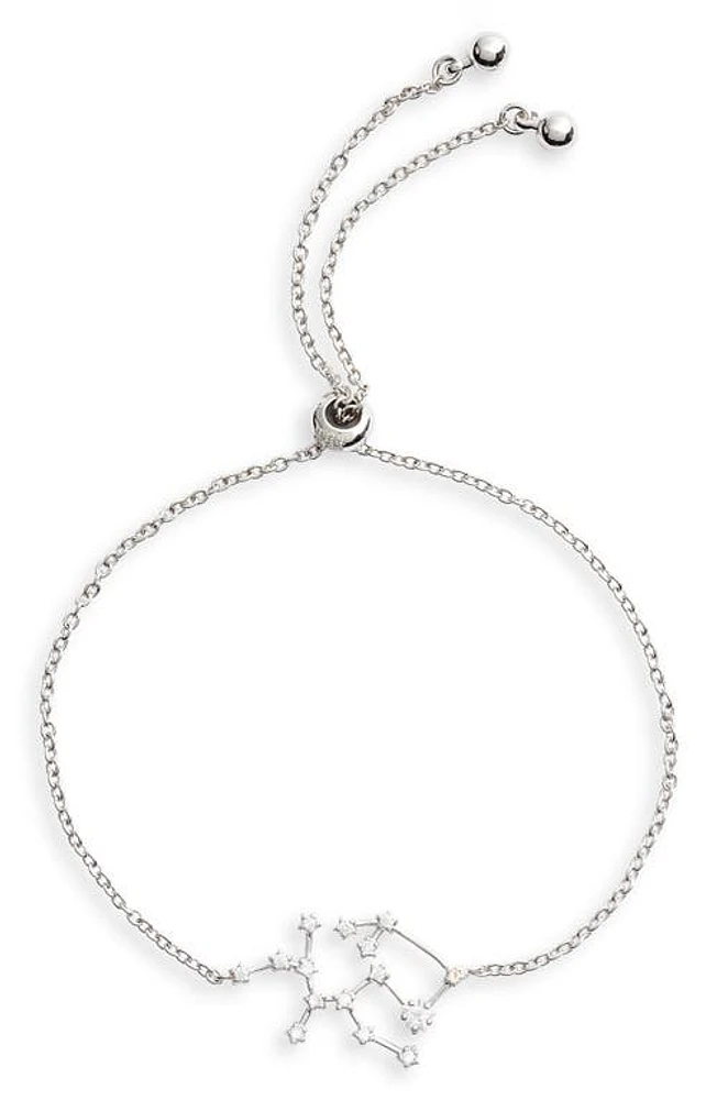 Sterling Forever Zodiac Bracelet in Silver Sagittarius at Nordstrom