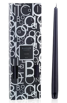 Baobab Collection Candela 4-Pack Candlestick in Black at Nordstrom