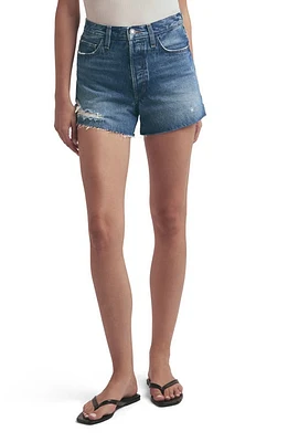 Favorite Daughter The Caroline Ripped High Waist Cutoff Denim Shorts Boston at Nordstrom,