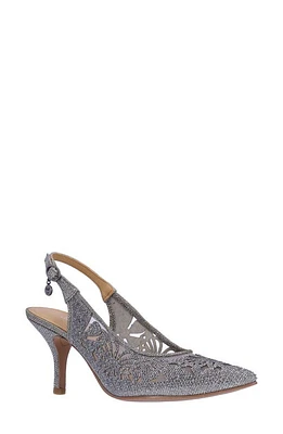 J. Reneé Vanani Slingback Pointed Toe Pump Pewter at Nordstrom,