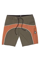 Volcom Rainbow Bridge Liberator Swim Trunks in Rinsed Black at Nordstrom, Size 28