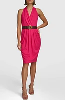 Donna Karan New York Belted Sleeveless Midi Dress at Nordstrom,