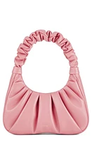 JW PEI Gabbi Ruched Faux Leather Hobo Bag in Coral Almond at Nordstrom