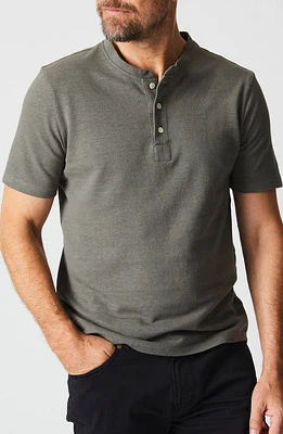 Billy Reid Short Sleeve Hemp & Cotton Henley at Nordstrom,