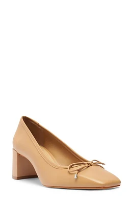 Schutz Arissa Square Toe Pump Honey Beige at Nordstrom,