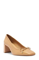 Schutz Arissa Square Toe Pump Honey Beige at Nordstrom,