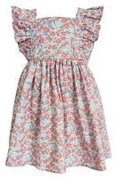 Popatu Floral Cotton Pinafore Dress Red Multi at Nordstrom,