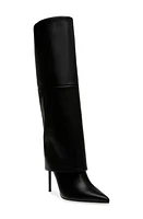 Steve Madden Smith Knee High Boot Black Leather at Nordstrom,