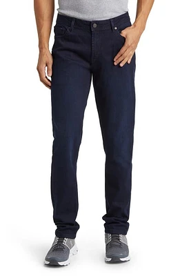 Barbell Apparel Straight Athletic Fit 2.0 Stretch Jeans Dark Rinse at Nordstrom,